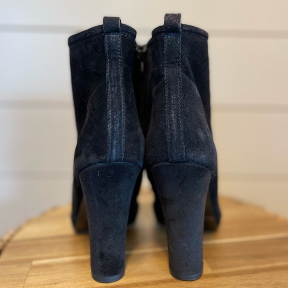 Pedro Garcia Black Suede Ankle Boots - Picture 4 of 6